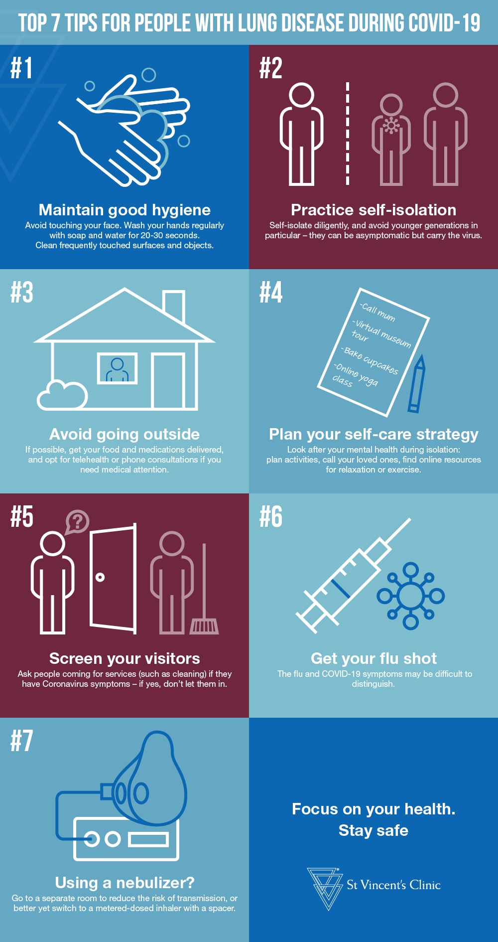 7 tips for people with lung disease during COVID19